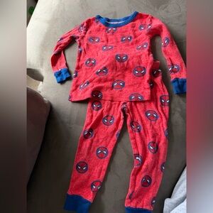 Marvel Spider-Man Print Kids Pajama Set 3T